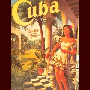 Cuba 🇨🇺 Vintage pin up girl art 🖼